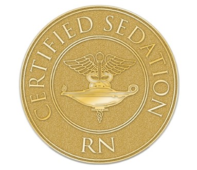 Certified Sedation RN Lapel Pin